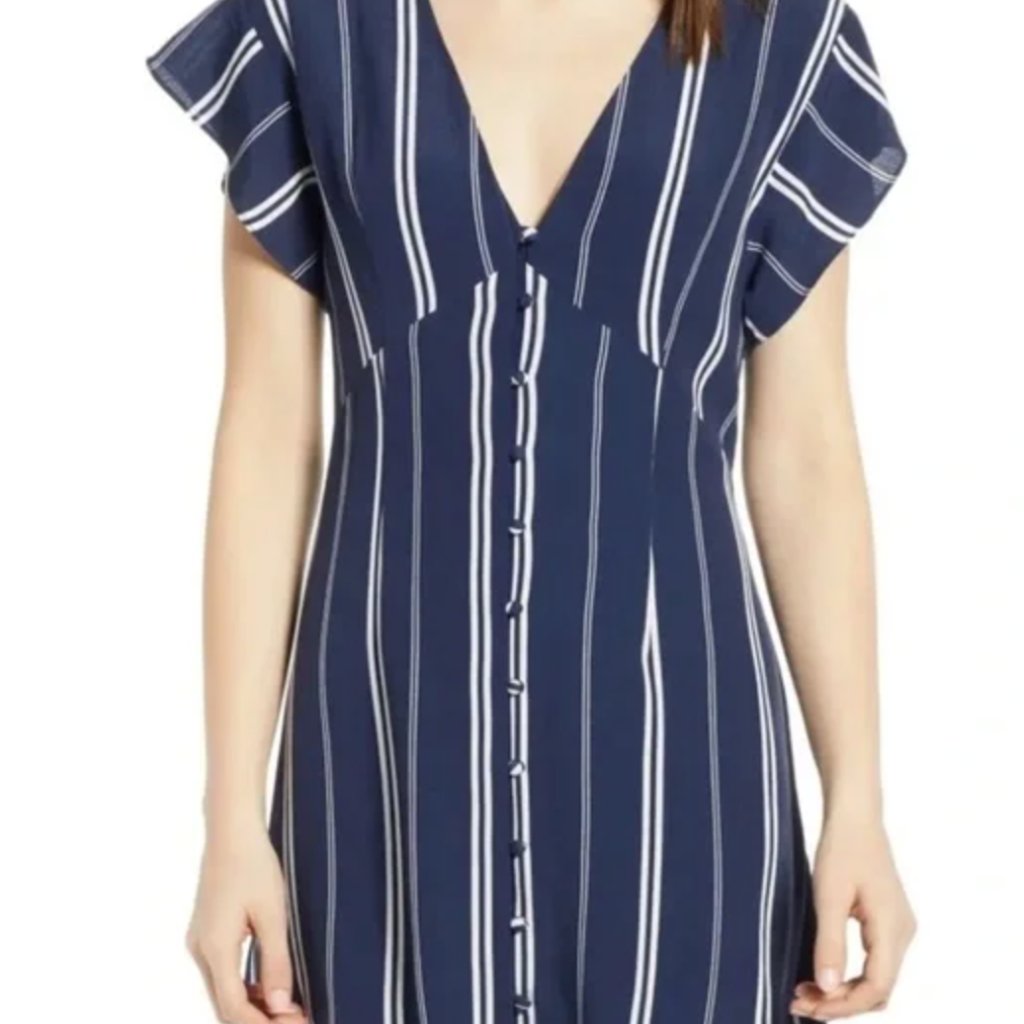 Nwot Rails Helena Dress In Admiral Stripe